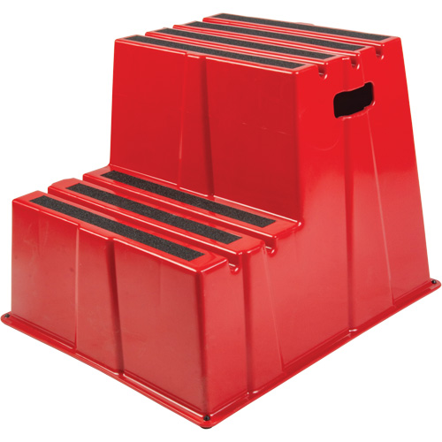 Escabeau industriel, 2 marches, 26" x 22-7/16" x Hauteur 19-11/16" Waymarc Industries Inc