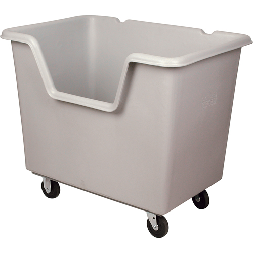 Starcart Easy-Access Box Truck, Polyethylene, 46" L x 31" W x 49" H, 24 cu. ft. Volume, 900 lbs. Capacity Waymarc Industries Inc