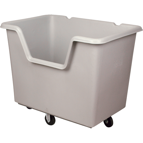 Starcart Easy-Access Box Truck, Polyethylene, 46" L x 31" W x 49" H, 24 cu. ft. Volume, 900 lbs. Capacity Waymarc Industries Inc