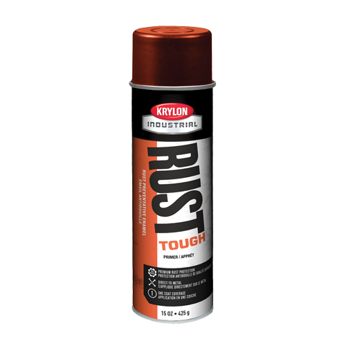 Appr&ecirc;t d'&eacute;mail acrylique Rust Tough, Rouge oxyde, Tr&egrave;s mat, 15 oz, Canette a&eacute;rosol Waymarc Industries Inc
