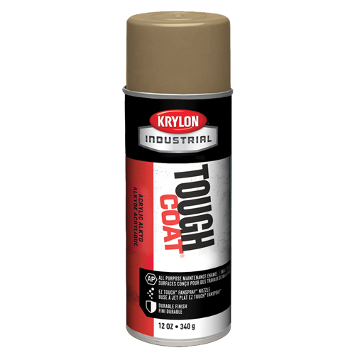 &eacute;mail acrylique &agrave; l'alkyde Tough Coat, Or, Brillant, 12 oz, Canette a&eacute;rosol Waymarc Industries Inc