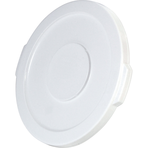 Couvercles ronds Brute, Couvercle plat, Plastique/Poly&eacute;thyl&egrave;ne, Convient aux contenants 15-5/8" dia. Waymarc Industries Inc