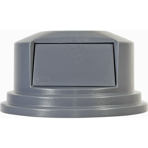 Round Brute&reg; Tops, Dome Lid, Plastic/Polyethylene, Fits Container Size: 26-1/2" Dia. Waymarc Industries Inc
