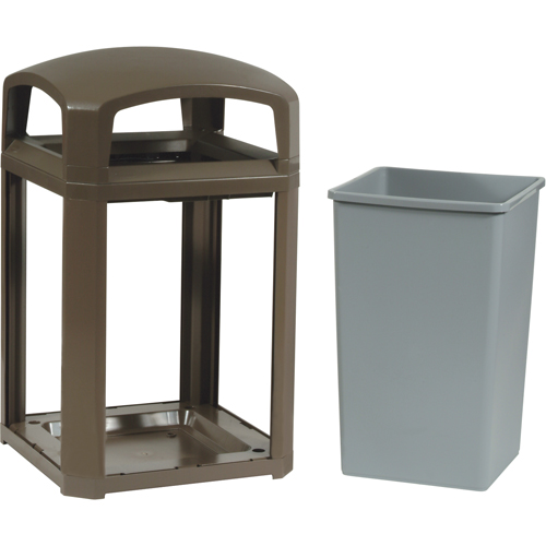 Cadre pour contenant Landmark Series Classique a/enveloppe rigide, Acier galvanis&eacute;, 35 gal. US Waymarc Industries Inc