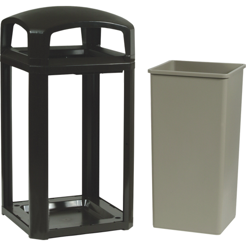 Landmark Series&reg; Classic Container Frame With Rigid Liner, Plastic, 50 US gal. Waymarc Industries Inc