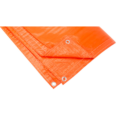 B&acirc;ches isol&eacute;es, Poly&eacute;thyl&egrave;ne, Orange, 20' x 12' x 8 mils Waymarc Industries Inc