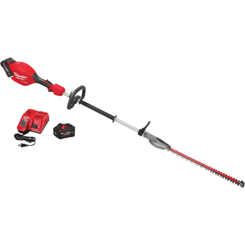 Fuel Short Pole Hedge Trimmer Kit, 20", Battery Powered Waymarc Industries Inc