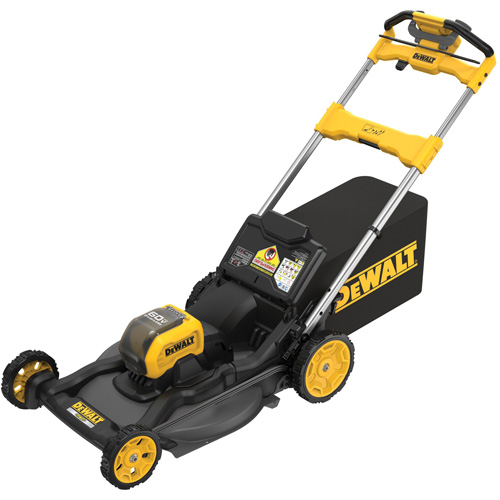 Trousse tondeuse &agrave; gazon autopropuls&eacute;e sans balais sans fil avec roues motrices arri&egrave;res 60 V MAX*, Pouss&eacute;e automatique, &agrave; pile Waymarc Industries Inc