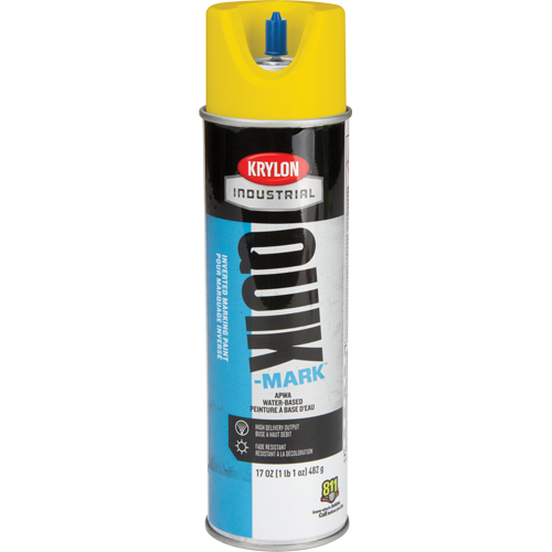 Peinture de marquage industrielle invers&eacute;e &agrave; base d'eau Quik-Mark, 17 oz, Canette a&eacute;rosol Waymarc Industries Inc