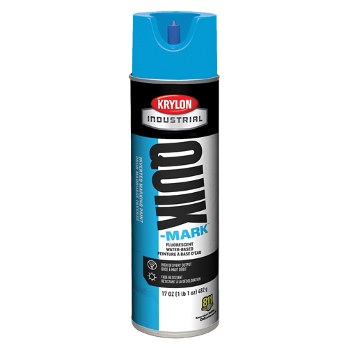 Peinture de marquage industrielle invers&eacute;e &agrave; base d'eau Quik-Mark, 17 oz, Canette a&eacute;rosol Waymarc Industries Inc