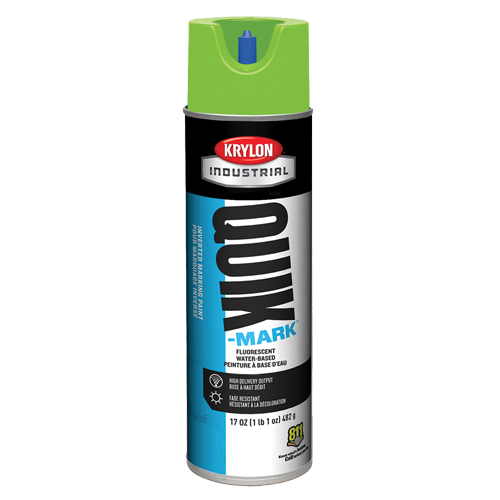 Peinture de marquage industrielle invers&eacute;e &agrave; base d'eau Quik-Mark, 17 oz, Canette a&eacute;rosol Waymarc Industries Inc