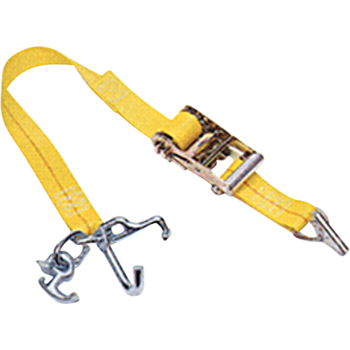 Auto Tie-Downs with Universal Lock, Ratchet, 2" W x 7' L, 1367 lbs. (620 kg) WLL Waymarc Industries Inc