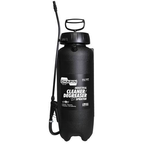 Industrial Viton Cleaner & Degreaser Sprayer, 3 gal. (11.36 L), Plastic/Polyethylene, 18" Wand Waymarc Industries Inc