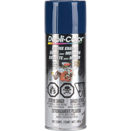 Engine Enamel Paint with Ceramic, Ford Blue, Gloss, 12 oz., Aerosol Can Waymarc Industries Inc