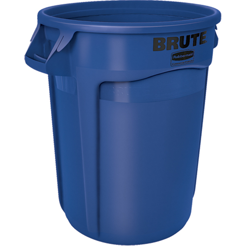 Contenants ronds Brute, Vrac, Poly&eacute;thyl&egrave;ne, 32 gal. US Waymarc Industries Inc