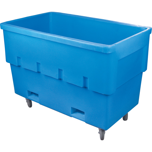 Double Walled Box Trucks, Polyethylene, 53" L x 28-1/4" W x 37" H, 22 cu. ft. Volume, 500 lbs. Capacity Waymarc Industries Inc