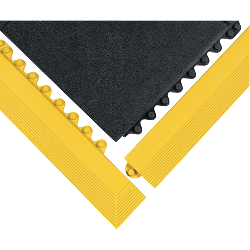24/Seven&reg; Matting, Rubber, 3' W x 3' L, 5/8" Thick, Black Waymarc Industries Inc