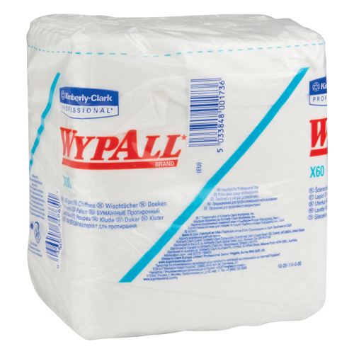 Serviette &agrave; mains X60, Tout usage, 12-1/2" lo x 12" la Waymarc Industries Inc