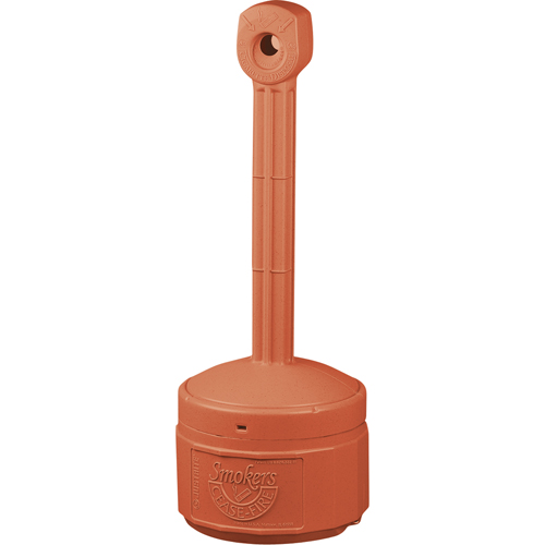 Smokers Cease-Fire&reg; Cigarette Butt Receptacle, Free-Standing, Plastic, 1 US gal. Capacity, 30" Height Waymarc Industries Inc