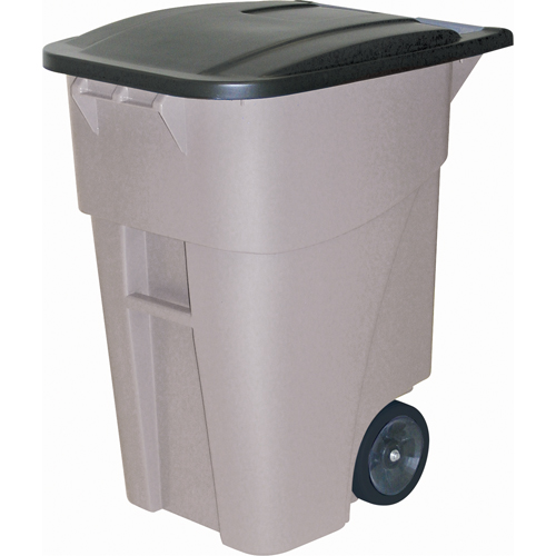 Contenants roulants Brute, Plastique, 50 gal. US Waymarc Industries Inc