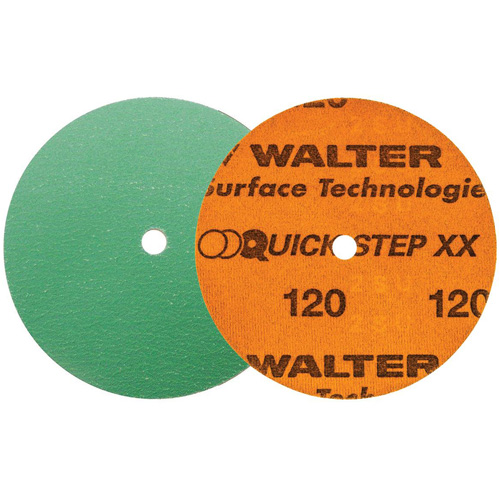 Disque de ponçage QUICK-STEP XX, dia 5", Grain 120, C&eacute;ramique Waymarc Industries Inc