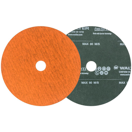 Disque de sablage Coolcut XX, Disque &agrave; sabler Coolcut XX, Oxyde d'aluminium/C&eacute;ramique, 24, 5" Dia x 7/8" Arbre Waymarc Industries Inc
