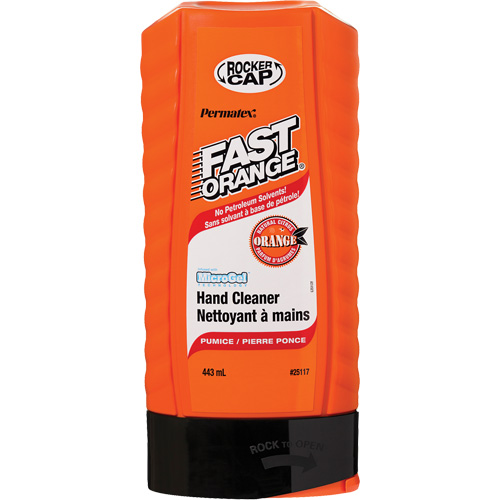 Hand Cleaner, Pumice, 443 ml, Bottle, Orange Waymarc Industries Inc