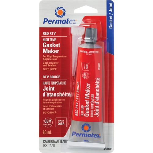 Compos&eacute; &agrave; joints RTV rouge haute temp&eacute;rature, Tube, Rouge Waymarc Industries Inc
