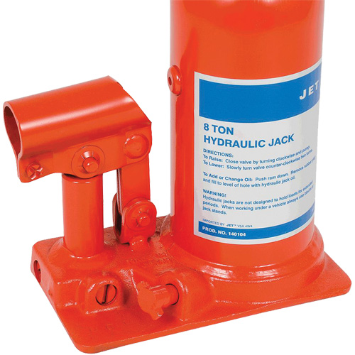 JHJ-8 Crics &agrave; bouteille pour usage tr&egrave;s intensif, 8 tonne(s), 15-3/8" Hauteur &eacute;lev&eacute;e Waymarc Industries Inc