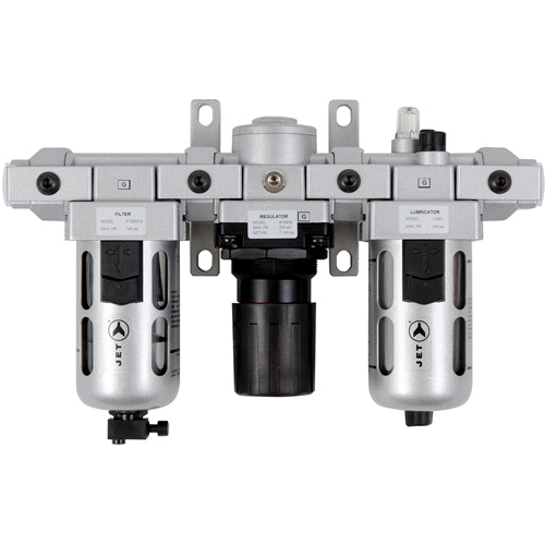 AFRLMS12 3-Piece Standard Air Filter, Regulator & Lubricator, 1/2" NPT Waymarc Industries Inc