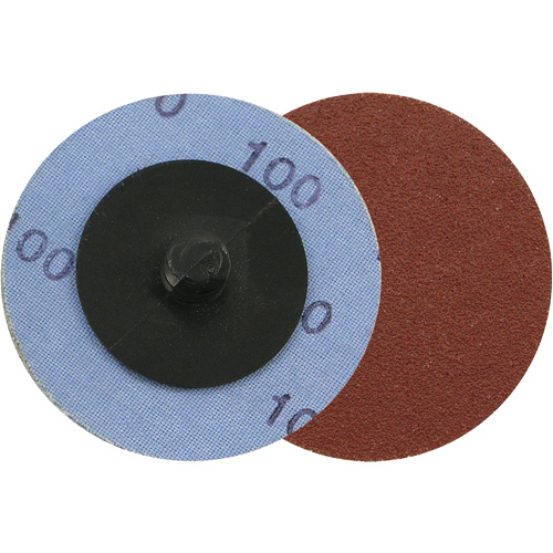 Disque de ponçage &agrave; support en tissu, 2" dia., Grain A180, Oxyde d'aluminium Waymarc Industries Inc