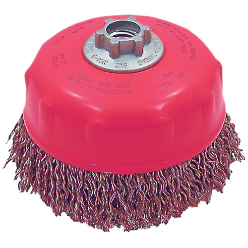 Brosse-boisseau &agrave; fils ondul&eacute;s MAXI-CRIMPED de premi&egrave;re qualit&eacute; Waymarc Industries Inc
