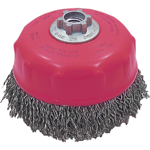 MAXI-CRIMPED Premium Crimped Wire Cup Brush Waymarc Industries Inc