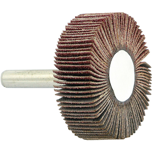 Shaft Mounted Flapwheel, 80 Grit, 1-1/2" x 1/2" x 1/4" Waymarc Industries Inc