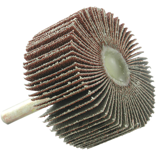 Mounted Flapwheel, 60 Grit, 2" x 1" x 1/4" Waymarc Industries Inc