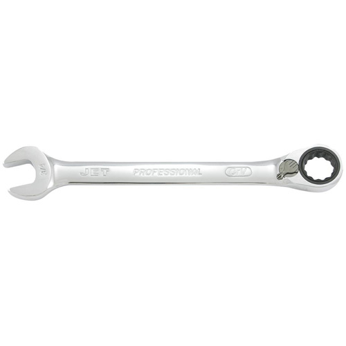 Cl&eacute; mixte r&eacute;versible &agrave; cliquet &agrave; long profil, 7/16", Fini Chrome Waymarc Industries Inc