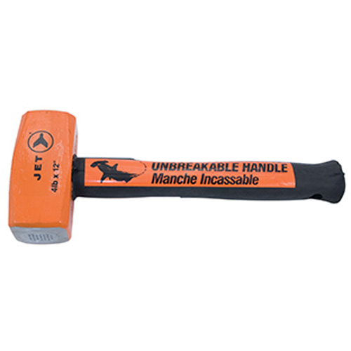 Indestructible Handle Sledge Hammer, 4 lbs., 12", Tubular Steel Handle Waymarc Industries Inc