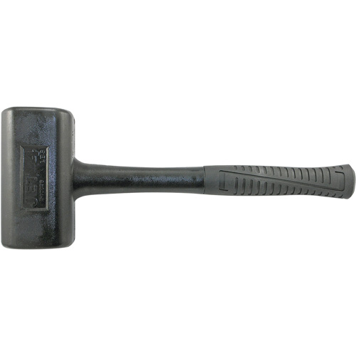 Dead Blow Hammer, 4 lbs., 14-3/4", Fibreglass/Wood/Tubular Steel Handle Waymarc Industries Inc