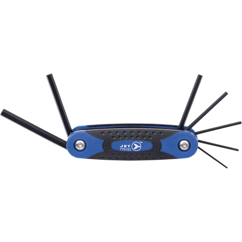 JFHK-7M Folding Hex Key Set, 7 Pcs., Metric Waymarc Industries Inc