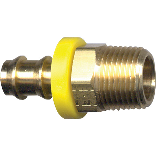 Grip-Tite Hose Barb Fitting, Brass, 3/8" x 1/4" Waymarc Industries Inc
