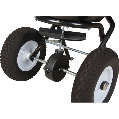 Broadcast Spreader, 22000 sq. ft., 100 lbs. capacity Waymarc Industries Inc