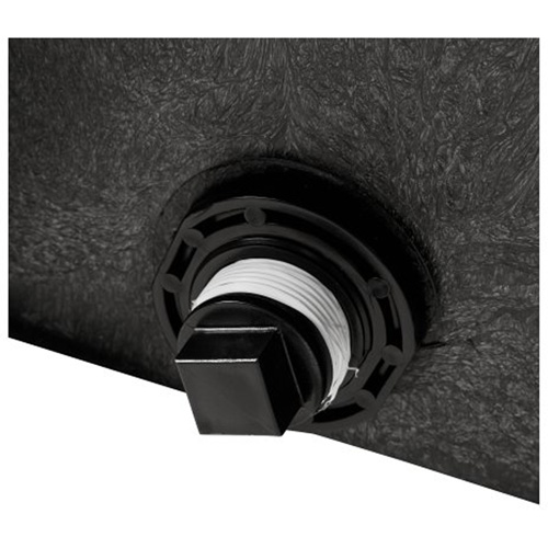 Stock Tank, 39" D x 58" W x 25" H, 1200 lbs. Capacity, Black Waymarc Industries Inc