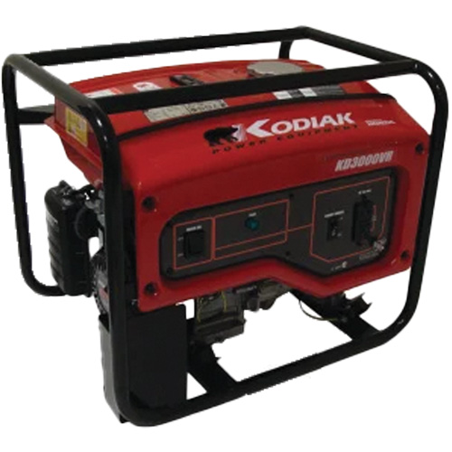 Kodiak KD3000VR Portable Generator, 2400 W Rated, 120 V, 16 L Tank Waymarc Industries Inc