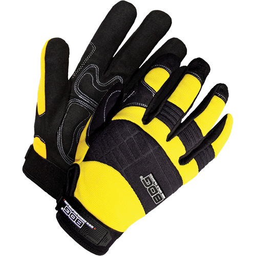 Heavy-Duty Performance Gloves with Padded Palms, Synthetic Palm, Size X-Large Waymarc Industries Inc