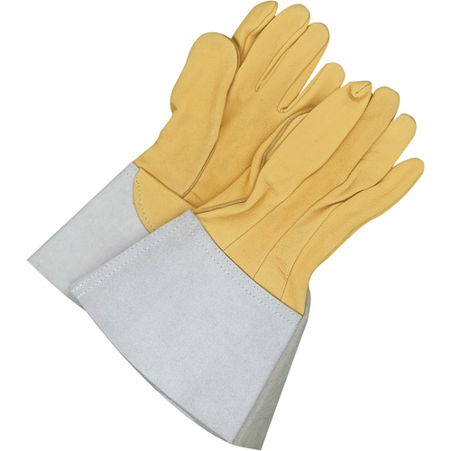 Gander Brand Reverse Grain TIG Welder Gloves, Grain Deerskin, Size 9 Waymarc Industries Inc