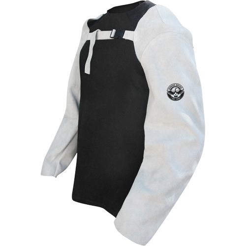 Leather Welding Sleeves, 24" L, Pearl Grey Waymarc Industries Inc