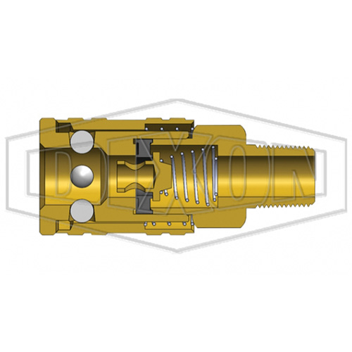 Coupleur pneumatique manuel ARO de s&eacute;rie M, 1/4" Waymarc Industries Inc
