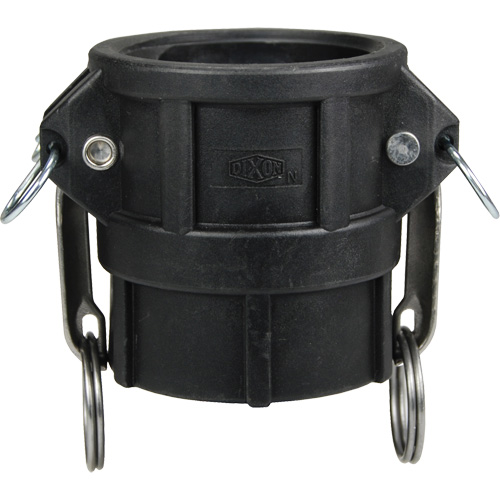 Cam & Groove Coupler, Polypropylene, Type D, 3", Female NPT, 60 PSI Waymarc Industries Inc