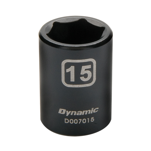 Douille m&eacute;trique, Chocs, 12 mm, Prise 3/8", 6 pans Waymarc Industries Inc