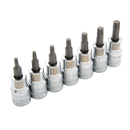 Jeu de douilles standards, Torx, Prise 1/2", 7 mrcx Waymarc Industries Inc